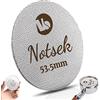 NOTSEK Schermo a disco da 54 mm, per portafiltro da 54 mm, con scatola in acrilico, riutilizzabile, spessore 1,7 mm, 150 μm, acciaio inossidabile 316L, schermo filtro caffè, schermo doccia inferiore