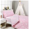 COTTON ARTean Copripiumino per bambini/ragazzi, reversibile, Givette Pink, per letto da 105 x 190/200, 50% cotone, 50% poliestere, colore: rosa