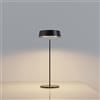 Palmina 901,lampade da tavolo senza fili,lampade da tavolo ricaricabili E Dimmerabile In Alluminio,abat jour senza fili 4400mah,Protezione IP54,luce da tavolo esterno/Interno/Nero