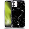 Head Case Designs Licenza Ufficiale Juventus Football Club Nero 2 Marmoreo Custodia Cover in Morbido Gel Compatibile con Apple iPhone 12 Mini