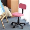 FurnitureR - Sedia da studio ergonomica, per bambini, senza braccioli, in tessuto rosa