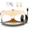 ASPECTEK Trappola Sticky Dome™ per Pulci e Cimici con 2 Dischi Adesivi Inclusi, Inodore, Non Tossica, Sicura per Bambini e Animali Domestici (Spina EU)