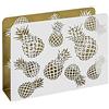 HAKU Möbel Portagiornali oro, bianco, metallo - Dim. L 35 cm x A 26 cm x P 10 cm, Stile Moderno