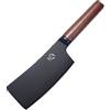 MITSUMOTO SAKARI 31CM Coltello Giapponese Per Disossare, Coltello Professionale Per Disossare Rivestito In Titanio Nero, Coltello Tedesco Per Disossare In Acciaio Legato Premium Super Affilato