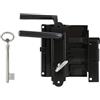EUROELZETT G594E13000R - Serratura a cassetta destra, DM 60, 100 x 116 mm, in acciaio laccato nero,