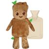 sarcia.eu MARVEL Groot Borsa dell'acqua calda con fodera morbida, gomma naturale 1l