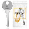 PTT-KEY Pulsante PTT D10 per cassetta postale e serratura porta d'ingresso Chiave universale Chiave universale cilindro cassetta postale Passaggio PTT D10 Passaggio universale Pulsante PTT D10