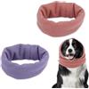 XIHIRCD 2pz Cuffie Antirumore per Cani, Morbide Copri Orecchie per Cani Snood per Cani Orecchie Silenziose per Cani Scaldacollo e Orecchie per Cani dal Rumore (Viola e Rosa, L)