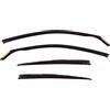 J&J Automotive | Deflettori D'Aria Antiturbo Per Golf 6 VI 5-Porte Berlina 2008-2013, Set di 4 Pz, Nero, Antivento, Antipioggia, Fume' Oscurati