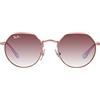 Ray-Ban RJ9565S Occhiali, Gold/Grey Green, 47 Unisex