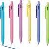 Dohe 79600 - Penne in colori pastello, inchiostro blu, confezione da 6 unità