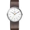 Braun Orologio Analogico al Quarzo Uomo con Cinturino in Pelle BN0021WHBRG