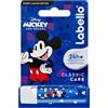 Labello Classic Care Disney Limited Edition 4.8 g, Balsamo labbra con divertente design con Mickey Mouse, Burrocacao bambini 3+ idratante fino a 24 ore, Burrocacao labbra senza oli minerali