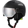 Head Visiera Mojo, Casco da Sci Gioventù Unisex, Nero, XXS