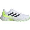ADIDAS Scarpe da Tennis Courtjam Control 3 Uomo Cloud White/Core Black/Lucid Lemon