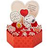 Hallmark Paper Wonder Mini biglietto di San Valentino - 3D rosso Snoopy & Woodstock design
