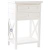 DKD Home Decor Comodino, Bianco, Estándar