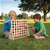 TICK IT Forza Quattro Gigante in Legno - Gioco di Strategia e Logica da Giardino
