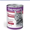 Gemon - Sterilized Cat Adult Bocconcini con Manzo - 415 gr