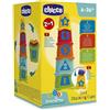 ARTSANA Chicco Gioco 2 in 1 Tazze Impilabili, 6-36 Mesi