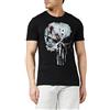 Marvel Cotton Division Uomo T-Shirt Punisher T-Shirt Not Applicable, Nero, M