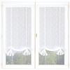 HomeMaison Carpentier & Preux He & Iconic 40077 - Tenda in Poliestere, 140 x 60 cm, Colore: Bianco