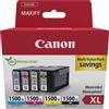 Canon Cartuccia Canon 9182B010 PGI-1500XL Multi inchiostro nero 1pz/a colori 3pz [PGI-1500 XL MULTI]
