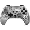 Dragon Controller compatto wireless DragonShock per Nintendo Switch/Switch Oled/Bluetooth PopTop Manga 550 mAh/16pulsanti Bianco/Nero [DSCNSW-MH]