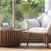Ambiance Sticker Pellicola Adesiva Per Vetri Privacy - Eleganti Foglie di Palma - Adesivo Per Schermi Privacy per Finestre e Porte Doccia | H40 x L100 cm