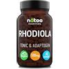 NÄTOO Rhodiola 500mg - Integratore alimentare naturale contro la Stanchezza Fisica e Mentale - Estratto secco di Rhodiola Rosea - 60 Capsule (2 mesi di fornitura) - VEGAN