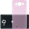 Cadorabo Custodia per Nokia Lumia 950 XL in Rosa Transparente - Morbida Cover Protettiva Sottile di Silicone TPU con Bordo Protezione - Ultra Slim Case Antiurto Gel Back Bumper Guscio