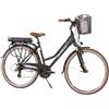 F.lli Schiano E-Ride 28 pollici bicicletta elettrica , bici da città per adulti uomo /donna , e-bike ibrida con batteria da 36V, motore da 250W e accessori - luci, cestino , ebike pedalata assistita