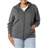 Amazon Essentials Felpa con Cappuccio da Donna in Pile di Spugna Francese con Zip Intera (Disponibile in Taglie Forti), Cammello Scuro, M