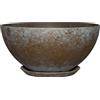 Classic Home and Garden Classic Home & Garden Vaso per piante, resina, rame stagionato, 25,4 cm, Rosie