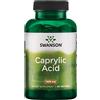 Swanson Caprylic Acid (acido caprilico), 600mg, alta dose, 60 capsule morbide, alta dose, Testato in Laboratorio, Senza Soia, Senza Glutine, Non OGM