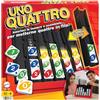 Mattel Games UNO Quattro - Combina l'abilità di abbinare il colore o il numero alla sfida di posizionare quattro tessere in fila, per serate in famiglia e con gli amici, giocattolo per bambini, 7+ anni, HPF82