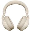 Jabra Evolve2 85 Wireless PC Headset - Noise Cancelling Microsoft Teams Certified Stereo Headphones With Long-Lasting Battery, Ottimizzato per Microsoft Teams, Colore beige, Senza Supporto