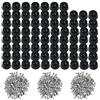 TopPerfekt 120 piedini morbidi in gomma per tagliere, con viti in acciaio inox 304, 0,31 x 0,59 (HD), morbidi, non scivolano, non segnano, antiscivolo