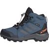 adidas Terrex Mid Gore-tex Hiking, Scarpe da Escursionismo Unisex - Bambini e ragazzi, Wonder Steel Grey Three Impact Orange, 32 EU