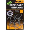 Fox Amo Wide Gape Straight Hooks Nessuno 4