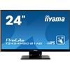 iiyama ProLite T2454MSC-B1AG Monitor PC 60,5 cm (23.8') 1920 x 1080 Pixel Full HD LED Touch screen Multi utente Nero