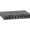 NETGEAR 5-Port Gigabit Ethernet PoE+ Plus Switch (GS305EP) Gestito L2/L3 Gigabit Ethernet (10/100/1000) Supporto Power over Ethernet (PoE) Nero