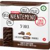 ENERVIT SpA Nientemeno Barretta Cioccolato Fondente e Mandorle senza Glutine 3 Pezzi