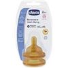 CHICCO (ARTSANA SpA) Chicco Tettarella Benessere 2m+ Caucciù 2 Pezzi