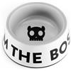 Zee.Dog Ciotola per Cani in Melamina "I'm The Boss" Bianca, s