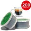 NERORISTRETTO 200 CAPSULE Cialde Caffe compatibili LAVAZZA ESPRESSO POINT aroma ESPRESSO BAR
