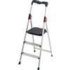 Gierre B333 - Sgabello Alluminio 3 Gradini - Con Parapetto
