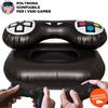Boooh.it POLTRONA GONFIABILE A FORMA DI CONTROLLER / JOYSTCIK PER GAMER - IDEA REAGALO AMANTI VIDEOGAMES E NERD