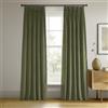 HPD Half Price Drapes, tende oscuranti in velluto, lunghe 305 cm, 1 pannello, tenda oscurante a pieghe, per soggiorno e camera da letto, 63 cm x 305 cm (l x L), colore verde cacciatore