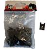 one by Camamoto cod 77171196 kit viti a croce e clips molletta autofilettanti per carrozzeria moto scooter filetto M5 lunghezza 15mm